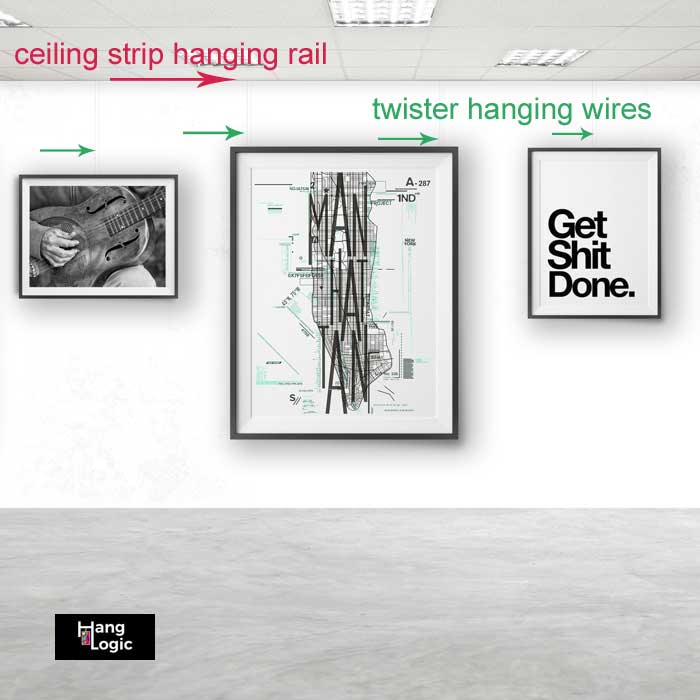 Ceiling Strip Picture Rail