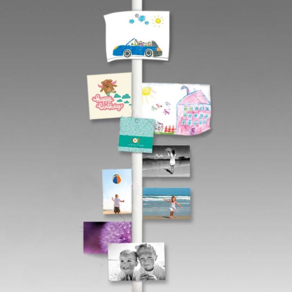 Card Rail for Photo Display