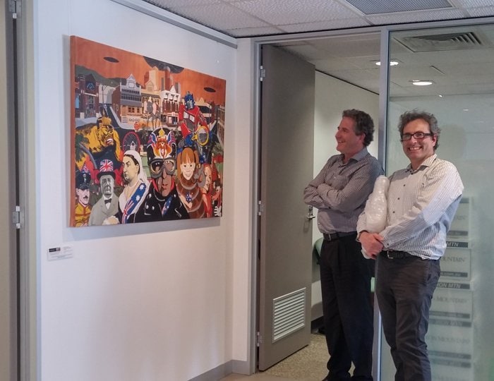 Picture Hanging System installed at Harris Orchard