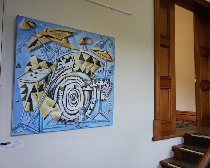 Picture Hanging Systems in stairs