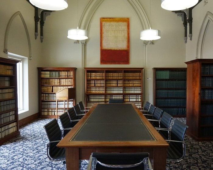 Picture Hanging Systems in conference room