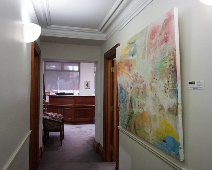 Picture Hanging Systems in corridor