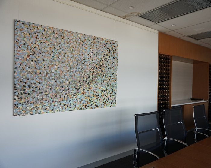 Picture Hanging Systems in conference room