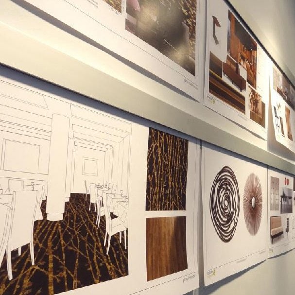 Artiteq Info rail in office setting