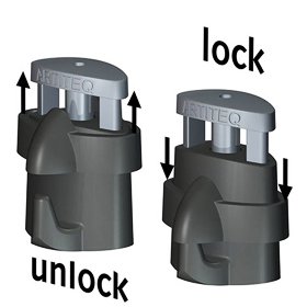 Artiteq Micro Grip Hook locking mechanism