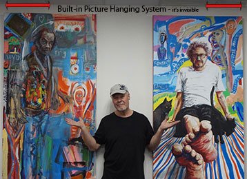 Artiteq-built-in-picture-hanging-system-hang-logic