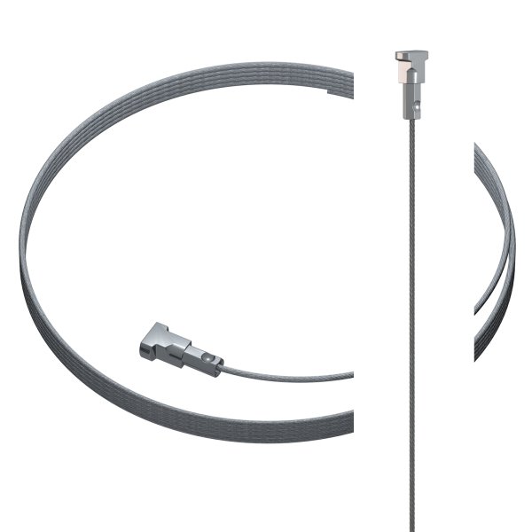 2 mm steel Twister cable – insert‑anywhere hanger for Artiteq picture rails