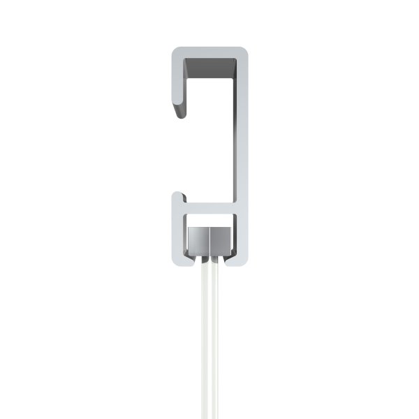 Slider Economy Perlon Wire with Partition‑Wall Hook 